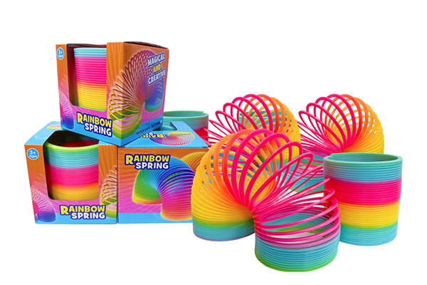 MAGIC RAINBOW SPRING (Jumbo) Multicolorata 13x13cm – In Box Singolo…x48